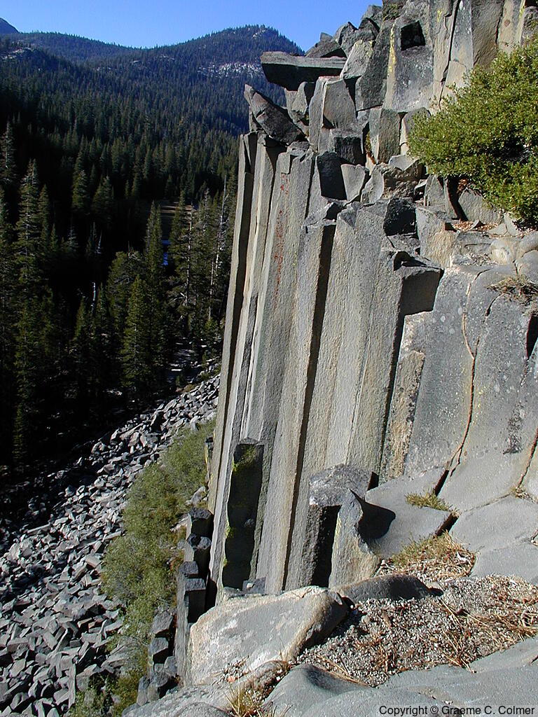 Devils Postpile National Monument - Basalt columns