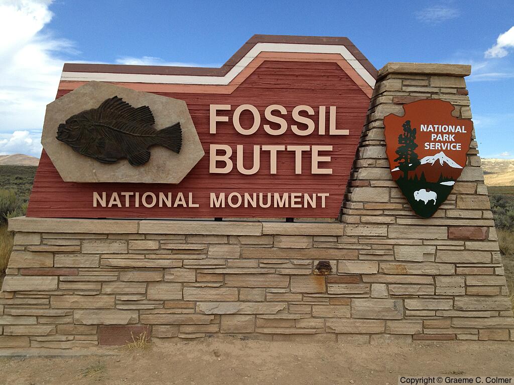 Fossil Butte National Monument - Entrance