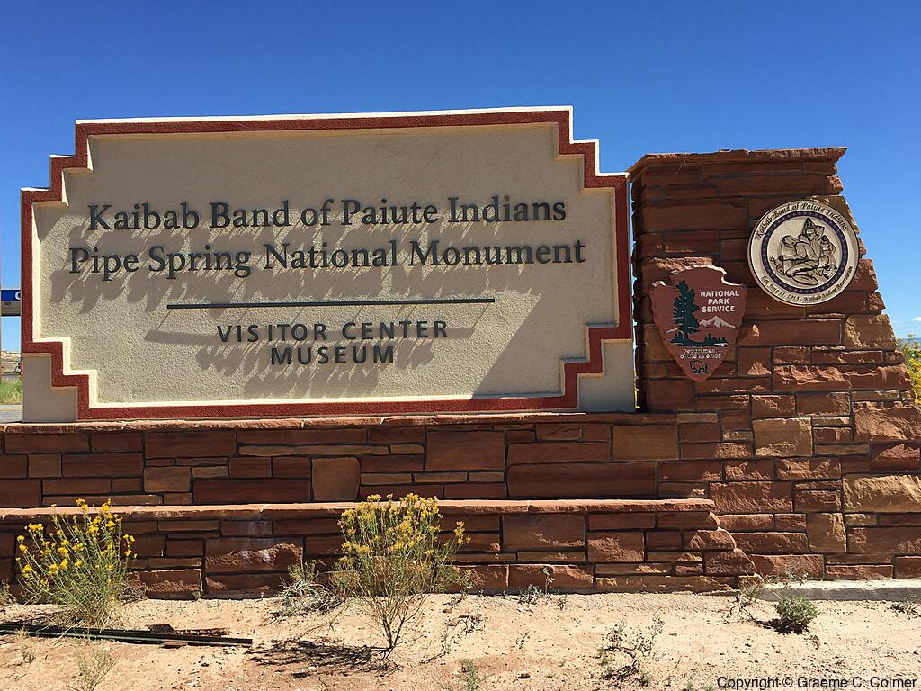Pipe Spring National Monument - Entrance