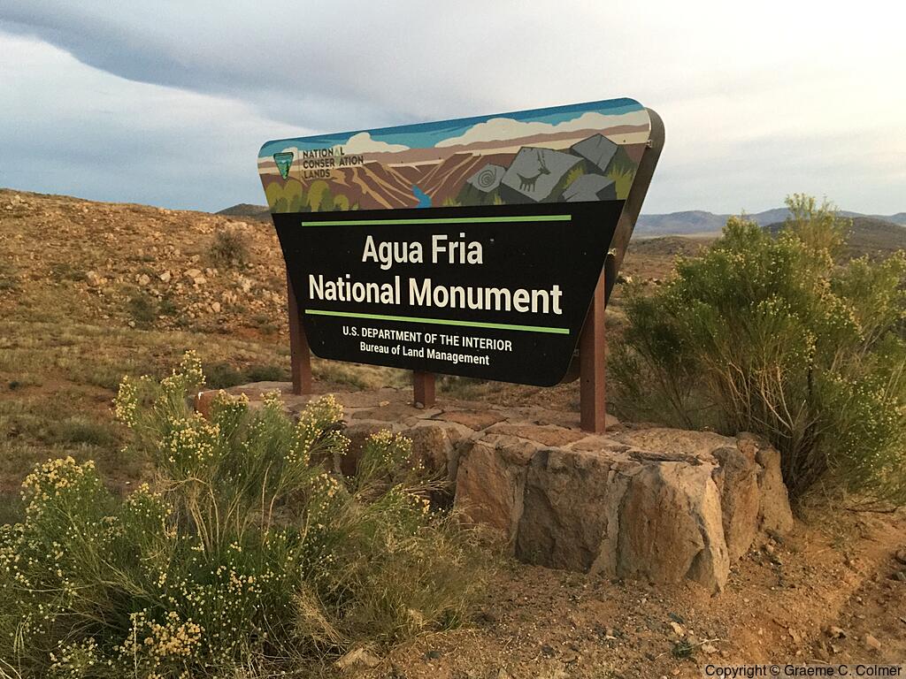 Agua Fria National Monument - Entrance