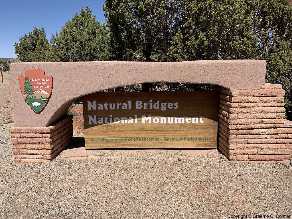 Natural Bridges National Monument - Entrance
