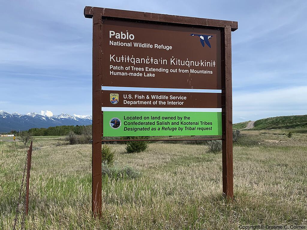 Pablo National Wildlife Refuge - Entrance