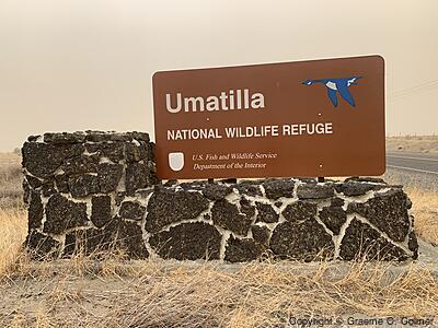 Umatilla National Wildlife Refuge - Entrance